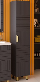 Brevita Шкаф пенал Gloster 35 R графит – фотография-1